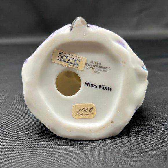 Schmid 1990 Kitty Cucumber Figurine “Miss Fish”, 331205 - Picture 7 of 7